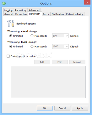 CloudBerry Backup Server Edition screenshot 9