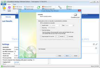 CloudBerry Backup Ultimate Edition screenshot 10