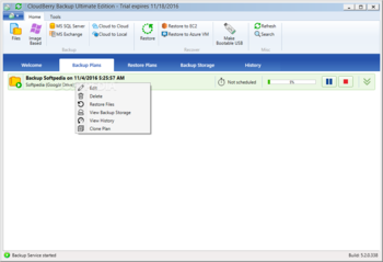 CloudBerry Backup Ultimate Edition screenshot 13