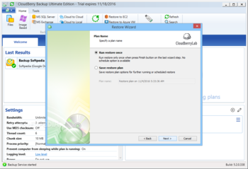 CloudBerry Backup Ultimate Edition screenshot 17