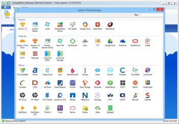 CloudBerry Backup Ultimate Edition screenshot 2
