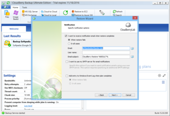 CloudBerry Backup Ultimate Edition screenshot 20