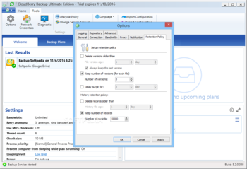 CloudBerry Backup Ultimate Edition screenshot 26