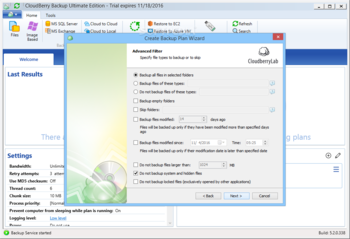 CloudBerry Backup Ultimate Edition screenshot 8