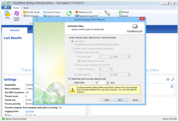 CloudBerry Backup Ultimate Edition screenshot 9