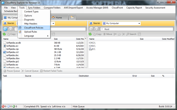 CloudBerry Explorer for Amazon S3 screenshot 3