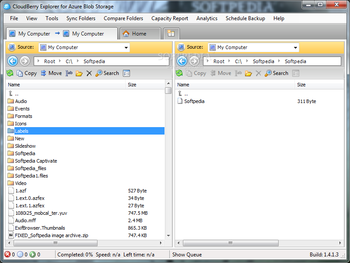 CloudBerry Explorer for Azure Blob Storage screenshot