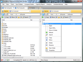 CloudBerry Explorer for Azure Blob Storage screenshot 2