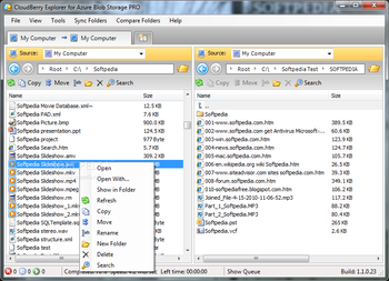CloudBerry Explorer PRO for Azure Blob Storage Pro screenshot