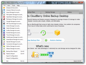 CloudBerry Online Backup screenshot 3
