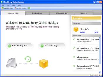 CloudBerry S3 Backup screenshot
