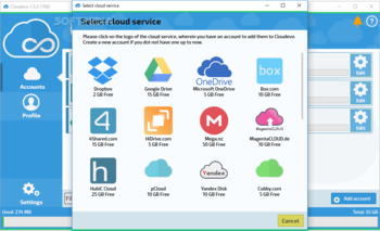 Cloudevo screenshot 2