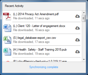 CloudFileSync screenshot 11