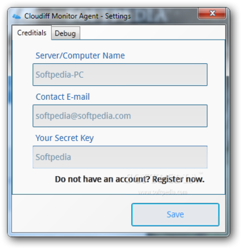 Cloudiff Monitor Agent screenshot