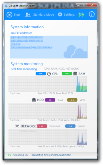 Cloudiff Monitor Agent screenshot 3