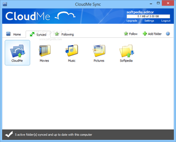 CloudMe screenshot 3