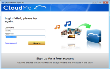 CloudMe screenshot