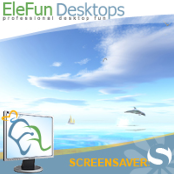 Clouds over the Ocean - Animated Screensaver screenshot