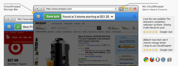 CloudShopper for Firefox screenshot