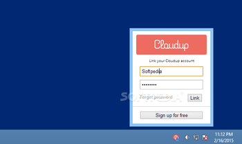 Cloudup screenshot