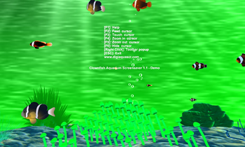 Clownfish Aquarium Screensaver screenshot