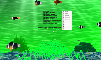Clownfish Aquarium Screensaver screenshot 2