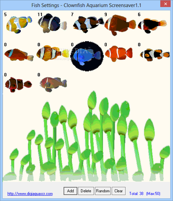 Clownfish Aquarium Screensaver screenshot 3
