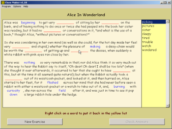 Cloze Maker screenshot