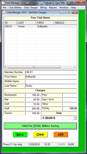 Club Manager screenshot 2