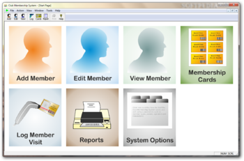 Club Membership System screenshot