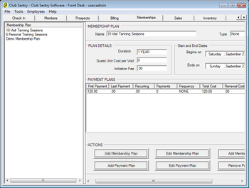 Club Sentry Software screenshot 3