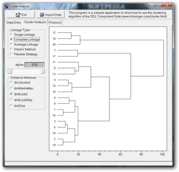 Cluster Analysis screenshot 2