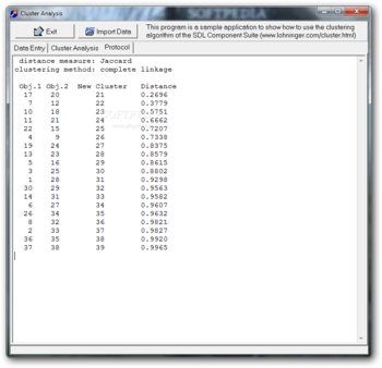 Cluster Analysis screenshot 3