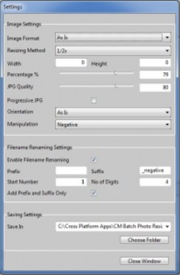 CM Batch Photo Resizer screenshot 2