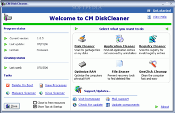 CM DiskCleaner screenshot