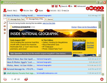 cMail eXpress screenshot 2