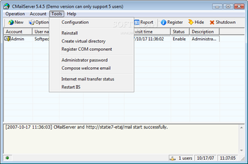 CMailServer screenshot 3