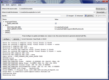 CMake screenshot