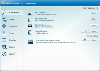 CMC Antivirus screenshot