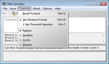 CMD Calculator screenshot 3