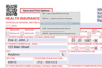 CMS 1500 PDF Insurance Claim Form Filler screenshot 9