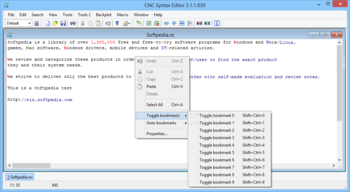 CNC Syntax Editor screenshot 2
