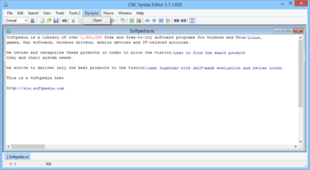 CNC Syntax Editor screenshot 9