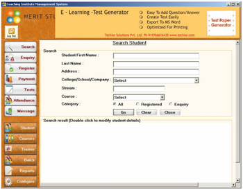 Coaching Institute Management Software screenshot 3