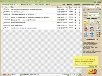 Coaditor-assistant to arrange your work screenshot