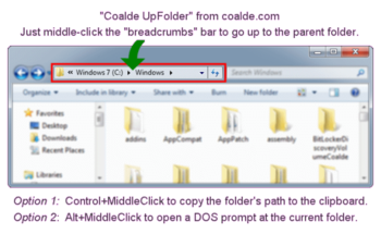 Coalde UpFolder screenshot