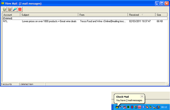 Cobra Check Mail screenshot 2
