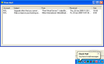 Cobra Check Mail screenshot 3