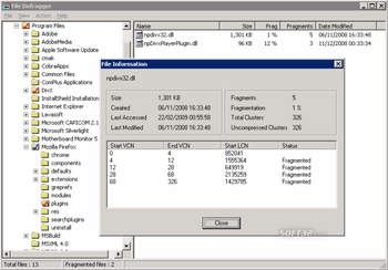 Cobra File Defrag screenshot 3