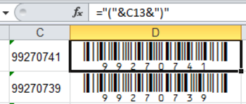 Codabar Font Advantage Package screenshot
